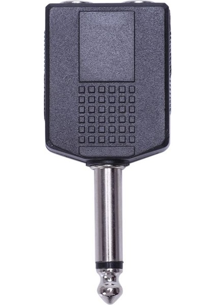 3x Siyah 6 35 1/4 Inç Erkek Ila Çift Dişi Mono Y Kord Pa Ses Kablosu Adaptörü (Yurt Dışından) fırsatları