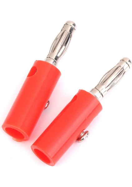 4mm Yalıtımlı Muz Fişleri Konektörler Jack Yeni 100PCS Kırmızı + Siyah (Yurt Dışından) fiyatları