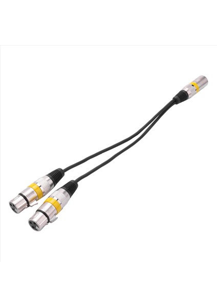 3 Pcs 30CM 3pin Xlr Erkek - 2 Xlr Dişi Ses Uzatma Kablosu Y Mıc Mıxer Kayıcı Dj Kablosu Için Sable (Yurt Dışından) indirimleri