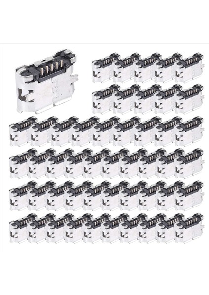 50 Pcs Pcb Smt Micro-Usb Tip B 5pin Dişi Soket Adaptör Jakı (Yurt Dışından) modelleri