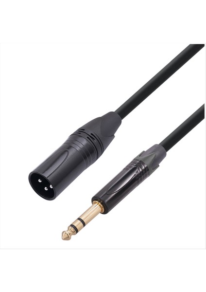 6 35MM - Xlr Jack Ses Kablosu 6 35MM (1/4in) Erkek - 3 Pin Xlr Erkek Dengeli Arayüz Kablosu Mikrofon Için 1 Metre (Yurt Dışından)