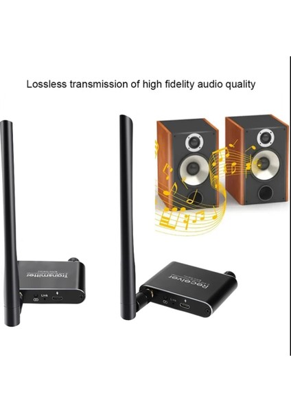 DVD Tv Bilgisayar Cd&#39 Si Için 3 5mm R/l Rca Kablosuz Ses Adaptörü ile 50M 2 4g Kablosuz Ses Müzik Verici ve Alıcı (Yurt Dışından) indirimleri