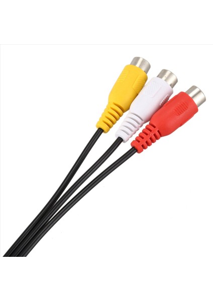 2 Adet 3 5mm Erkek Fişe 3 Rca Dişi Ses Video Av Kablosu 22CM (Yurt Dışından) indirimleri
