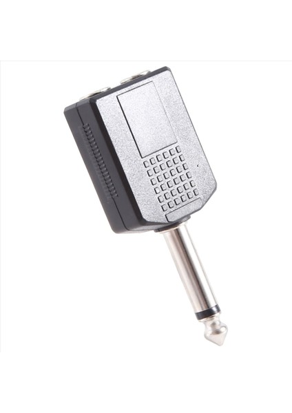 Siyah 6 35 1/4 &quot Erkek Ila Çift Kadın Mono Y Cord Pa Ses Kablosu Adaptörü (Yurt Dışından) fiyatları