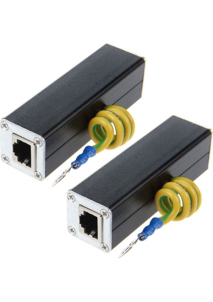 2x Semoic RJ45 Fiş Ethernet Ağ Surge Protector Thunder Arrester 100MHZ (Yurt Dışından)