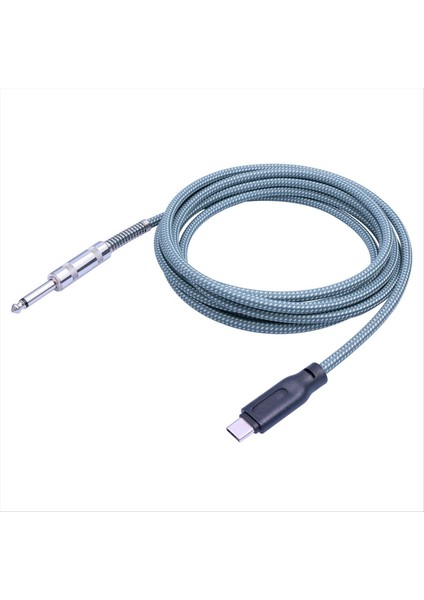 6 35MM Erkek-Usb Type-C Type Male Gitar Kablosu 1/4inch-Usb-C Kayıt Kordon Gitar USB C Kayıt Kablosu 1 Metre (Yurt Dışından) fiyatları