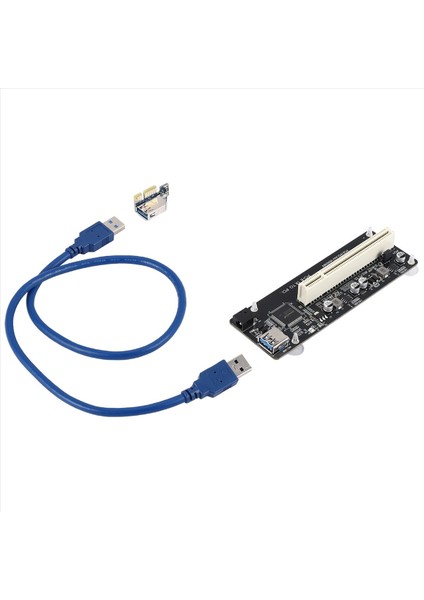 Pcıe Pcı-E Pcı Express X1-Pcı Rıser Kart Hos Kartı Yüksek Verimlilik Adaptör Dönüştürücü Masaüstü Pc Için USB 3 0 Kablo (Yurt Dışından) fırsatları