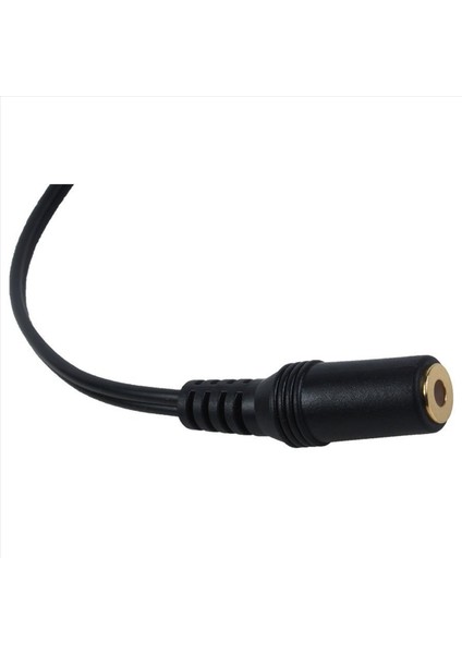 2x Altın Kaplama 3 5mm Jack Dişi - 2 Dişi Jacks Stereo Adaptör Ses Dinlatıcı Rca (15CM) Siyah (Yurt Dışından) fırsatları