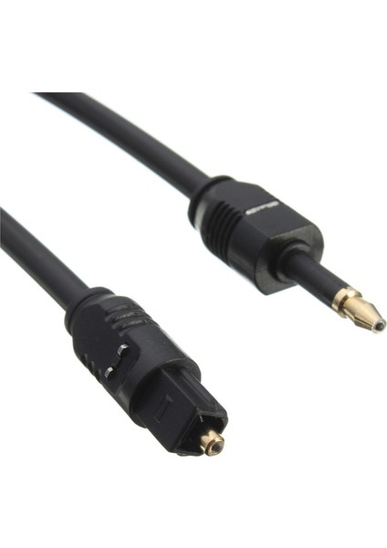 2x 1m 3ft Toslink - Mini Fiş 3 5mm Dijital Optik Spdıf Ses Kablosu Altın Kaplama (Yurt Dışından) fırsatları