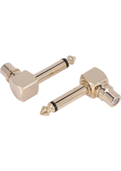 6 Paket Rca Dişi Kriko-1/4 Inç Mono Mono Fik Diğer Açılış Ses Adaptör Gold (Yurt Dışından) modelleri
