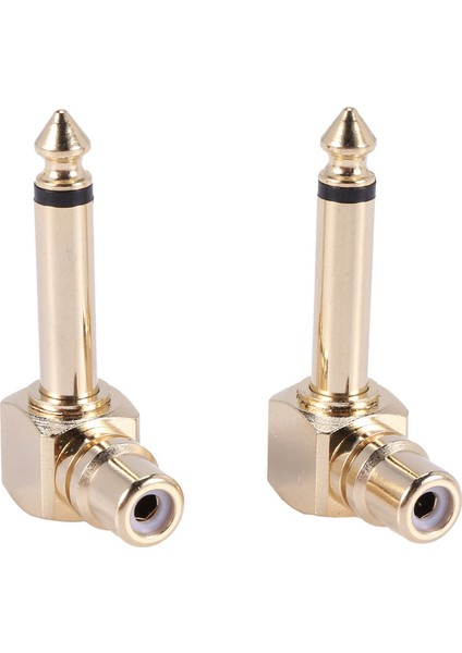6 Paket Rca Dişi Kriko-1/4 Inç Mono Mono Fik Diğer Açılış Ses Adaptör Gold (Yurt Dışından) indirimleri
