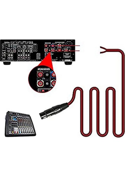Xlr Hoparlör Teli Hoparlör Kablo Xlr Fiş Altın Kaplama Xlr 3 Pin Erkek Konnektör Yedek Ses Kablosu Açık Uç (Yurt Dışından) modelleri