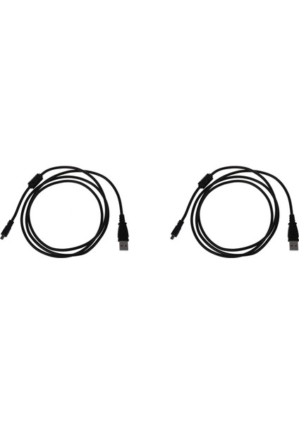 2x Siyah USB 2 0 A Ila 8 Pimli Mini B Kablo Ferrit W / Ferrit - Nikon Coolpix P90 Için 1 5m / 59 Inç (Yurt Dışından)