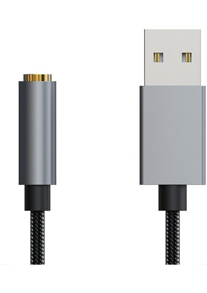 USB - 3 5mm Jack USB Harici Ses Kartı Adaptörü 3 5mm Earpod&#39 Lar Için 5mm Arayüz Bilgisayar Bilgisayar Pc Dizüstü Bilgisayar Ses Kartı (Yurt Dışından)