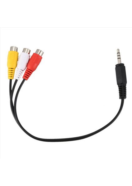 3 Pcs 3 5mm Erkek Fişi - 3 Rca Kadın Audio Video Av Kablosu 22CM (Yurt Dışından) modelleri
