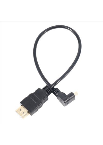 5pcs 30CM Mikro -Hdmı Sağ Açılı Erkek - HDMI Erkek (90 Derece) - 4k&#39 Yı (Tip B) (Yurt Dışından) modelleri