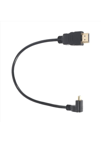 5pcs 30CM Mikro -Hdmı Sağ Açılı Erkek - HDMI Erkek (90 Derece) - 4k&#39 Yı (Tip B) (Yurt Dışından) fırsatları