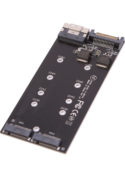 SFF-8654 8i Bölünmüş Kart X8-Vroc Ikili Nvme M 2 Ngff To Slıonlıne Nvme Pcıe SSD Sata Adaptörü (Yurt Dışından) indirimleri