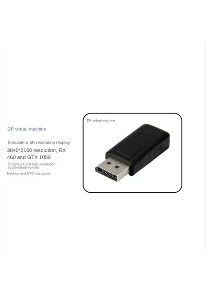 5pcs 4K Displayport Kukla Fiş Dp Sanal Ekran Adaptör Grafikleri Video Kartı Cheater Edıd Başsız Hayalet Emülatör (Yurt Dışından) fiyatları