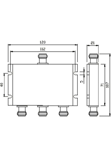698-2700MHZ 3 Yolu Wilkinson Splitter Güç Ayrıştırıcı Bölüm Gsm 3g 4g Wifi Lte W-Cdma Fdd Mobil Sinyal Tekrarlayıcı (Yurt Dışından) indirimleri