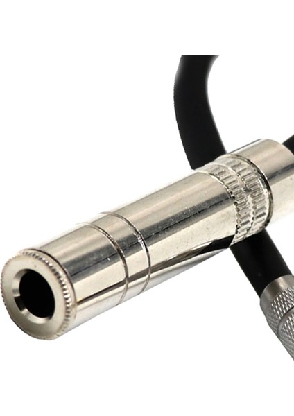 2x 6 35 Dişi Mono Ila 3 5 Erkek Fiş Jakı Stereo Hifi Mikrofon Uzantı Kablosu Kısa 90 Derece Açılı Ses Hattı Kablosu (Yurt Dışından) fırsatları