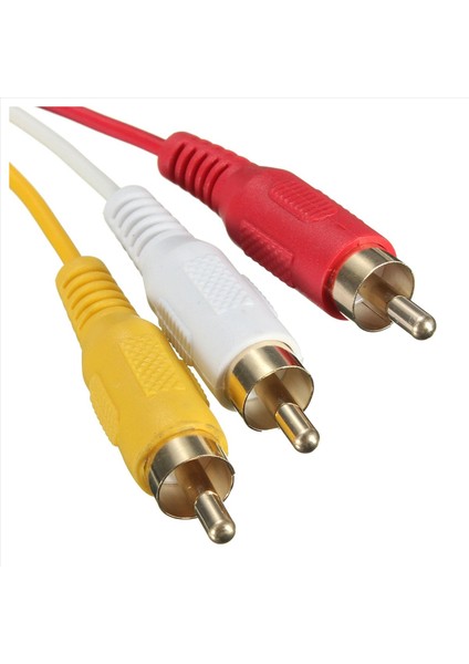 3x Siyah 5 Feet 1 5m HDMI Erkek - 3 Rca Video Ses Av Kablo Adaptörü Hdtv 1080P (Yurt Dışından) modelleri