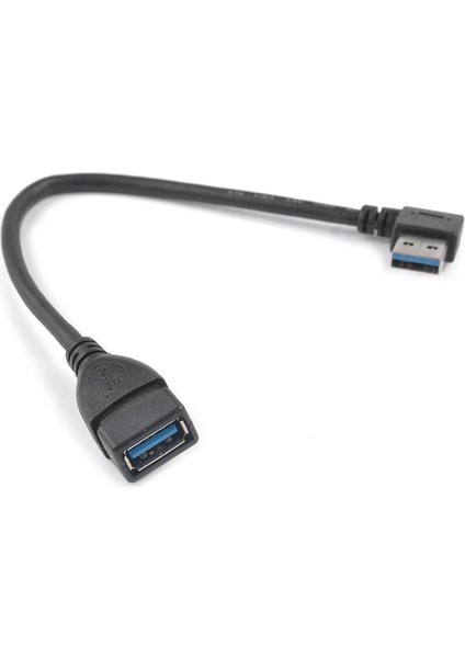 10X USB 3 0 Açı 90 Derece Uzatma Kablosu Erkek - Kadın Adaptör Kablosu Verileri Sol (Yurt Dışından) modelleri