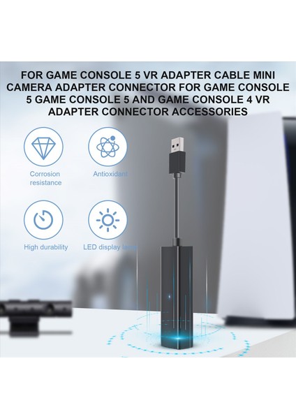 Ps5 Vr Adaptör Kablosu Için Playstation 5 Ps5 Ps4 Vr Adaptör Konnektör Aksesuarları Için Mini Kamera Adaptör Konnektörü (Yurt Dışından) indirimleri