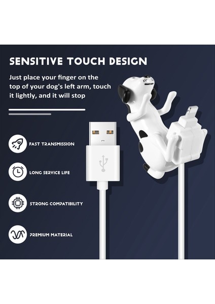 USB Kablosu iPhone 13/12/11 Için Komik Müthiş Köpek Şarj Cihazı ve Daha Fazlası Hareketli Köpek Hızlı Şarj Cihazı USB Kablosu (Yurt Dışından) indirimleri