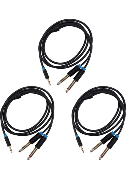 3x Vention Jack 3 5mm Ila 6 35 Mikser Amplifikatör Hoparlör Için Ses Kablosu 6 5mm 3 5 Jack Erkek Ses Kablosu (Yurt Dışından)