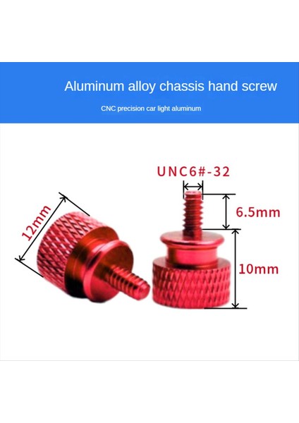 10PCS/LOT Unc6 -32 M3 5 Gpu Tutucu Psu Bilgisayar Kılıfı Yan Panel Vidaları Için El Vidalı (Yurt Dışından) modelleri