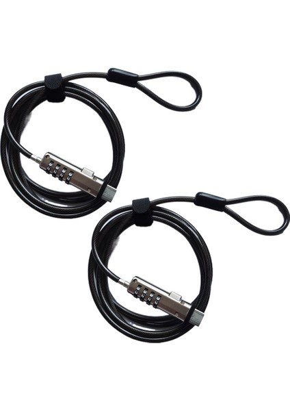 2pcs USB Dizüstü Bilgisayar Kombinasyonu Kilit Kilit Evrensel Güvenlik USB Pc Dizüstü Bilgisayar Için 4 Sakat Kombinasyon Kilidi (Yurt Dışından)