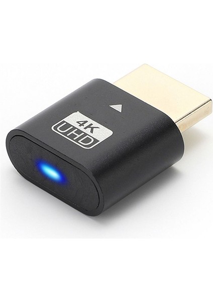 Grafik Kartları Pc Aksesuarları Masaüstü/dizüstü Bilgisayar Vistual Ekran Adaptörü Için LED Işığı Olan HDMI Uyumlu 4K Kukla Fiş (Yurt Dışından)