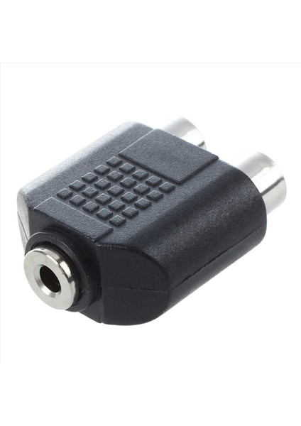 3pcs 3 5mm Dişi Jak - Çift Rca Dişi Fono Adaptör Konnektörü (Yurt Dışından) fiyatları