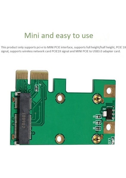 Pcıe&#39 Den Mini Pcıe Adaptör Kartı Verimli Hafif ve Taşınabilir Mini Pcıe - Usb3 0 Adaptör Kartı (Yurt Dışından) modelleri
