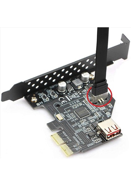 3x USB 3 1 Ön Panel Tip E - C Tip C Uzantısı Kablosu Gen 2 (10 Gbit/s) Dahili Adaptör Kablosu 2 Vida (50 Cm) (Yurt Dışından) modelleri