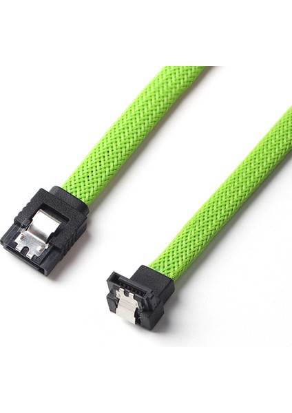 2 Pcs 50CM Sata 3 0 Iıı Sata3 7pın Veri Kablo Kablolu 6gb/s SSD Kabloları HDD Sabit Disk Veri Kablosu Naylonlu (Yeşil Beyaz) (Yurt Dışından) fiyatları