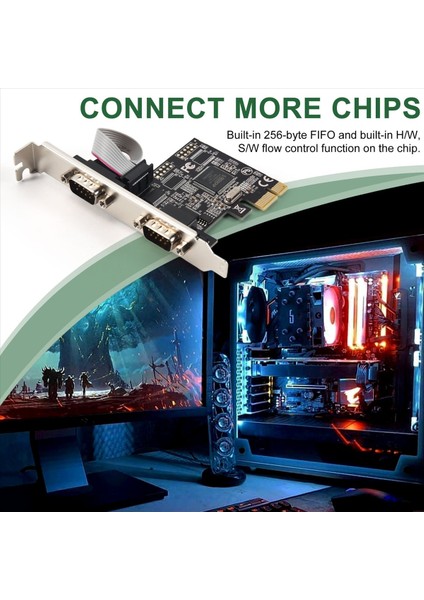 Pcıe-Seri Portlar RS232 Arayüz Pcı-E Pcı Express Kart Adaptörü Endüstriyel Kontrol Bilgisayar Genişleme Kartı (Yurt Dışından) indirimleri