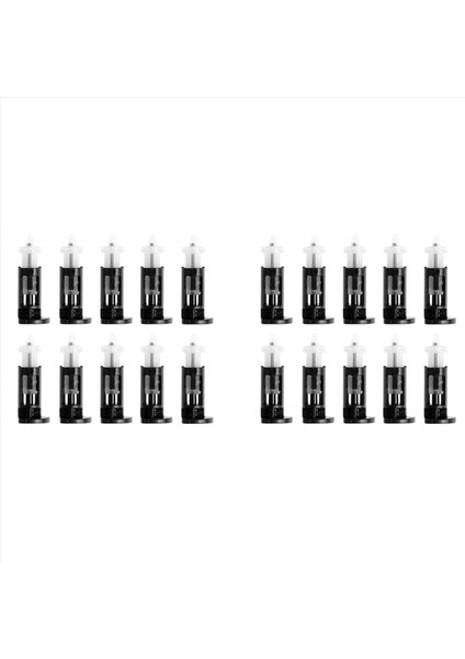 20PCS Intel 4 Yolu Cpu Soğutucular Için Plastik Montaj Klipsi 1155 775 Cpu Wıctsınk Montaj Pın Push Vidalı Soğutucu Fan Durdurucu (Yurt Dışından)