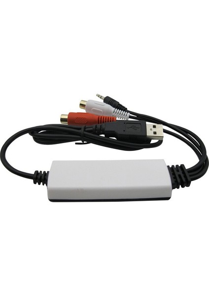 Ezcap USB 3 5mm Ses Yakalama Grabber Düzenle Audio Cable Cd/mp3 Dönüştürücüsüne Analog Ses Kasesini Kaydetmek Için Dijital Olarak (Yurt Dışından) fiyatları