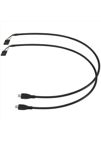 (2 Paket) 50CM 5 Pin Anakart Dişi Başlığı Mikro-Usb Erkek Adaptör Dupont Genişletici Kablosu (5pin/micro-Usb) (Yurt Dışından)