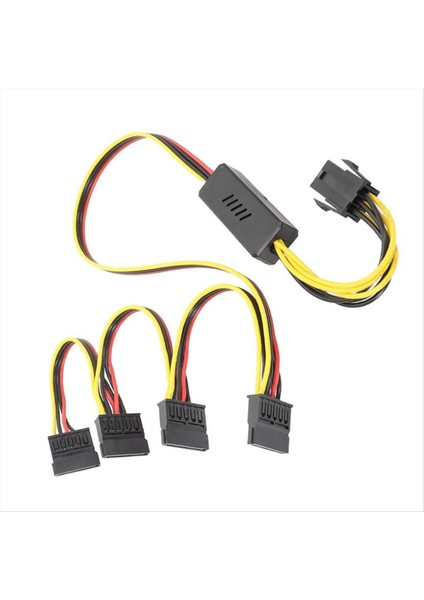 Grafik Kartı 6pin-Sata Sabit Disk Güç Kaynağı Kablosu 12V Ila Sata Sabit Disk Kablosu Adım Atış Voltajı Stabilizasyon (Yurt Dışından) fiyatları