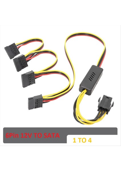 Grafik Kartı 6pin-Sata Sabit Disk Güç Kaynağı Kablosu 12V Ila Sata Sabit Disk Kablosu Adım Atış Voltajı Stabilizasyon (Yurt Dışından) fırsatları