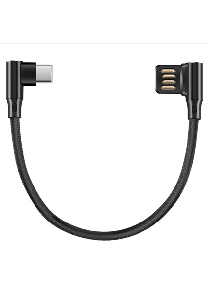 Usb-C 3 1 Tip-C Ila Sol Açılı 90 Derece USB 2 0 Veri Kablosu Tablet ve Telefon Için Kollu (Yurt Dışından) modelleri