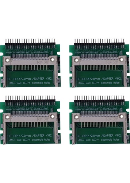 4x Ide 44 Pin Erkek - Cf Kompakt Flaş Erkek Adaptör Konnektörü (Yurt Dışından)