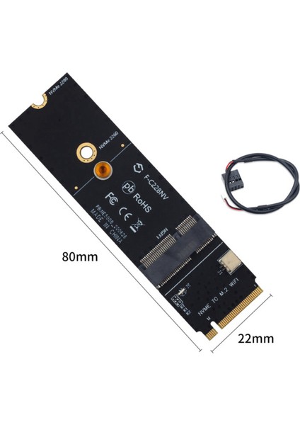 6x Kablosuz M 2 A+E Anahtar Yuvası M 2 M Teay Wıfı Bluetooth Adaptörü AX200 9260 BCM94352Z Kart Nvme Pcı Express SSD Bağlantı Noktası (Yurt Dışından) modelleri