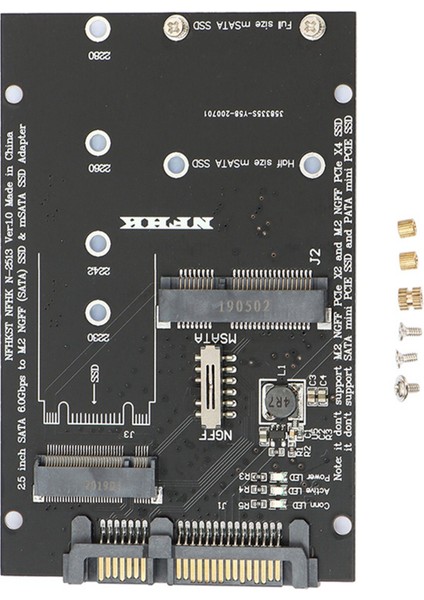 2x M 2 Ngff Msata SSD - 2 5inch Sata 3 0 Adaptör 2 Arada 1 Dönüştürücü Kartı Pc Dizüstü Bilgisayar Için (Yurt Dışından) fiyatları