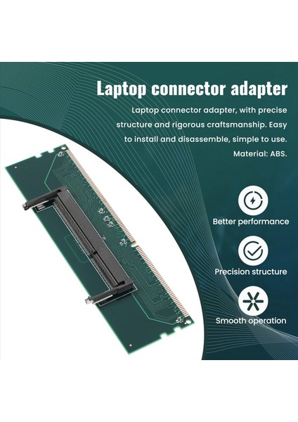 Ddr3 Dizüstü Bilgisayar So-Dimm-Masaüstü Dimm Bellek Ram Konektör Adaptörü Ddr3 Dizüstü Bilgisayar Dahili Belleğin Yeni Adaptörü Masaüstü Ram&#39 E (Yurt Dışından) indirimleri