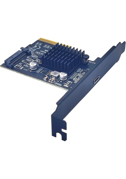 Pcıe&#39 Den Type-C Pcı Express Pcı-E 4x-Usb3 2 GEN2X2 20GBPS Tip-C Genişletme Kartı ASM3242 Adaptör (Yurt Dışından)