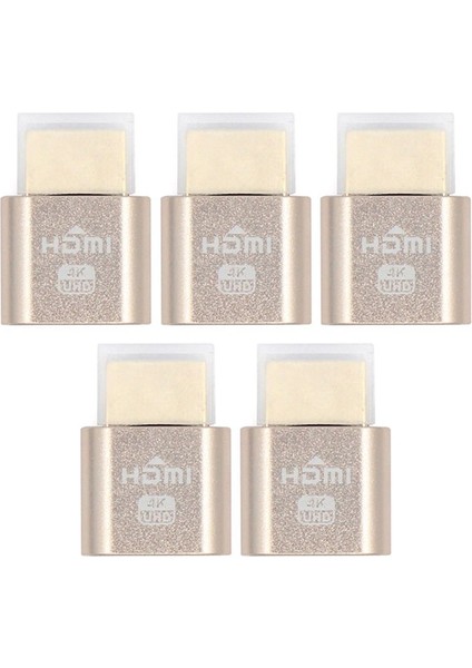 5x VGA Sanal Ekran Adaptörü HDMI Ddc Edıd Kullanıcı Fikli Haflest Görünüm Eldan Emülatör Kilit Plakası 1920X1080 (Yurt Dışından)